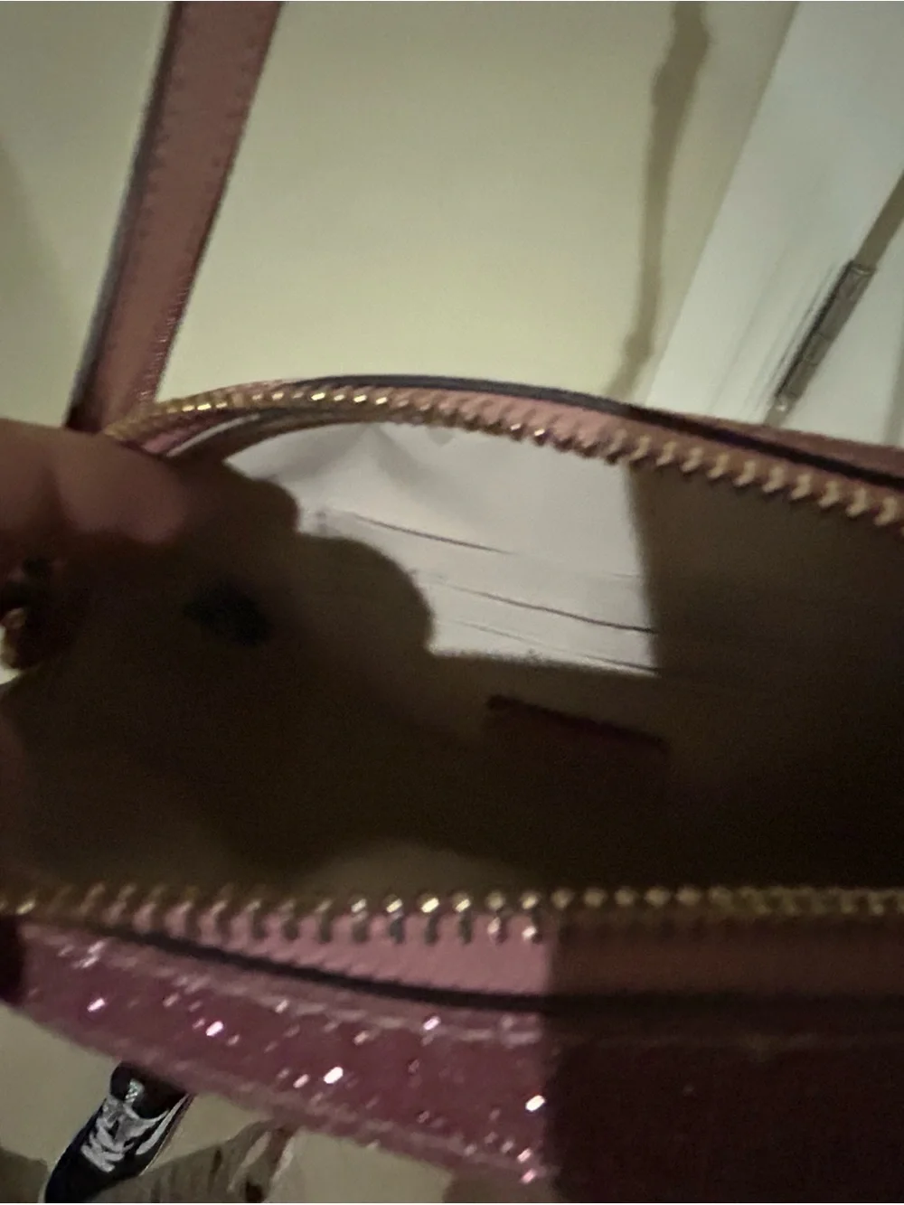 kate spade Glitter Crossbody Bag in Pink